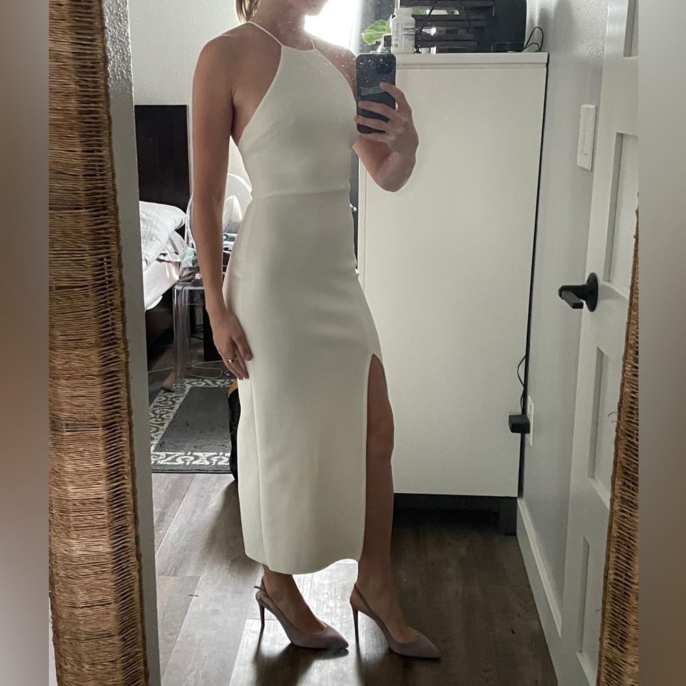Bec & Bridge White Strappy Dress